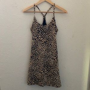 Cheetah Print Outdoor Voices Exercise Dress